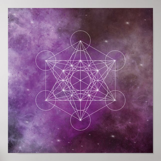 Metatron, chakra,zen,sacred geometric, angel poster (Framsidan)