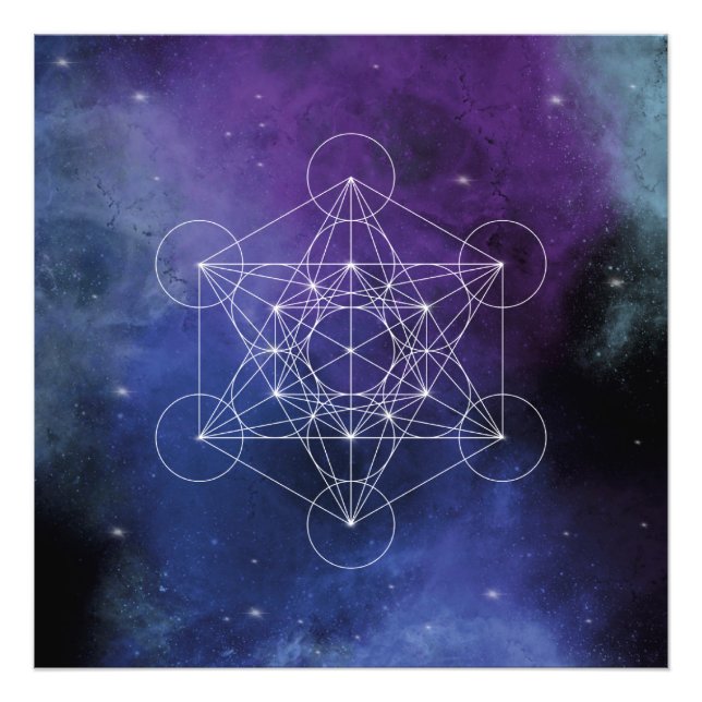 Metatron, chakra,zen,sacred geometric, geometry, fototryck (Framsidan)
