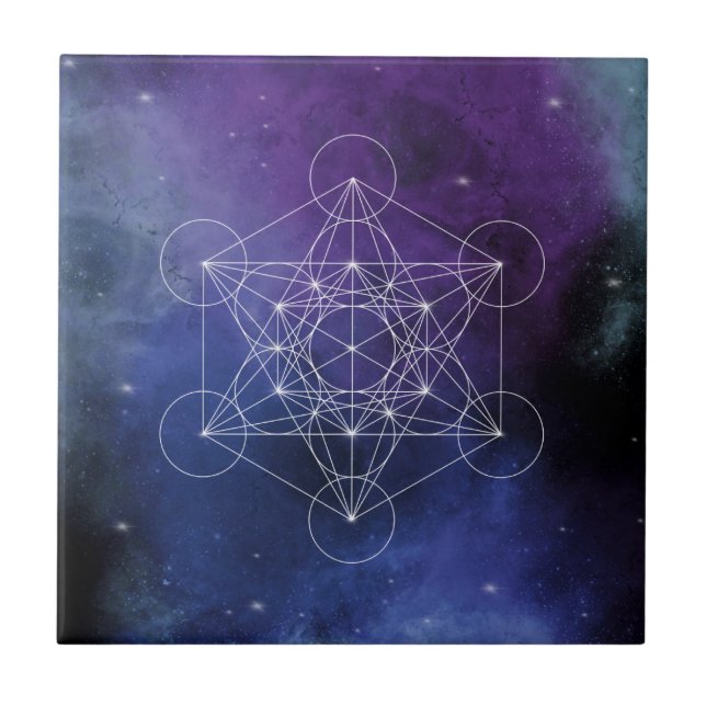 Metatron, chakra,zen,sacred geometric, geometry, kakelplatta (Framsidan)