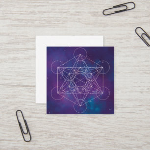 metatron fyrkantigt visitkort