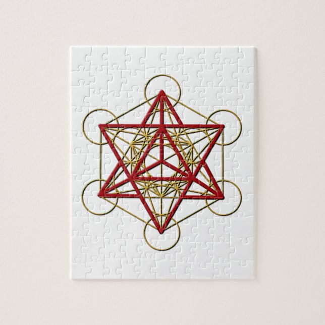 Metatron Merkaba Pussel (Vertikal)