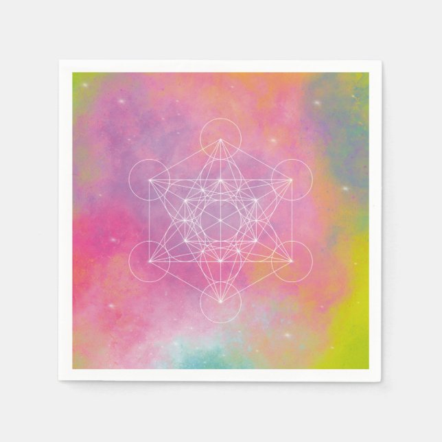 Metatron zen ärkeängel pappersservett (Framsidan)