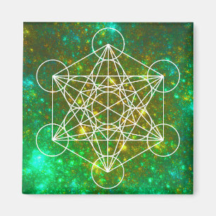Metatron's Cube, Helig Geometry, Andlig Symbol Magnet