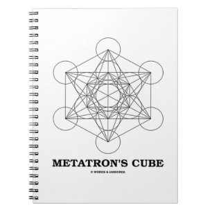 Metatron's Cube Helig Geometry Anteckningsbok