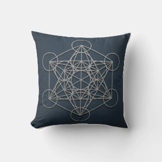 Metatron's Cube Helig Geometry Dekorativ kudde