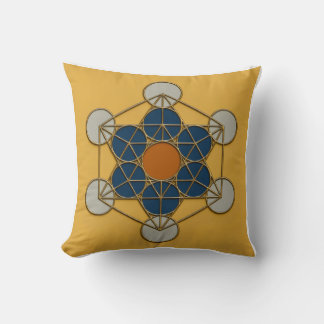 Metatron's Cube Helig Geometry Dekorativ kudde