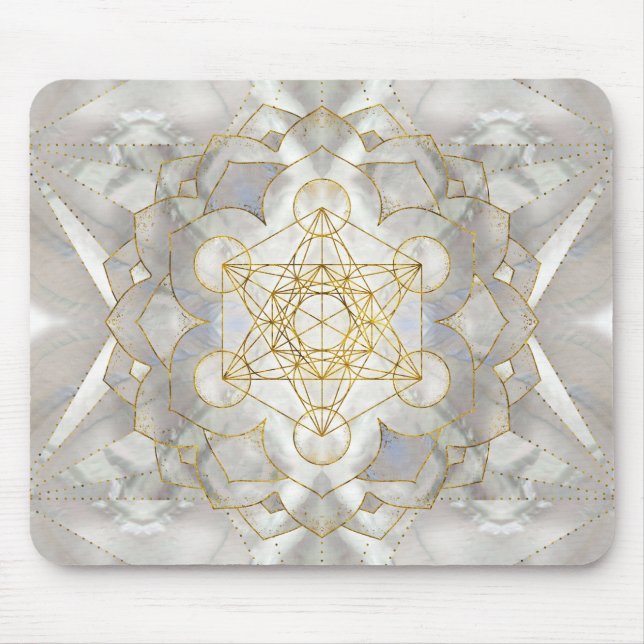 Metatron's Cube in lotus Helig Geometry Musmatta (Framsidan)