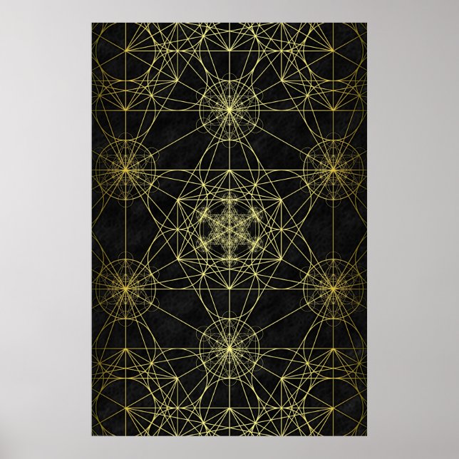 Metatron's Cube Network Poster (Framsidan)