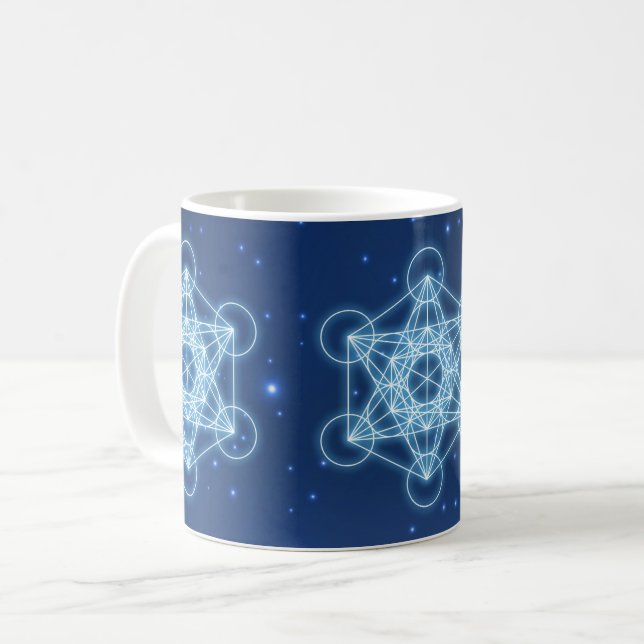 Metatron's Cube Universe Kaffemugg (Framsida vänster)