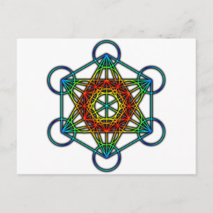 Metatrons kub (Färg 1) Vykort