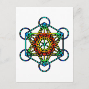 Metatrons kub (Färg 1) Vykort