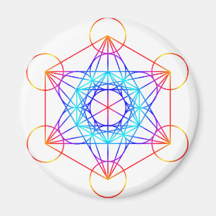 Metatrons kub (färg 2) magnet