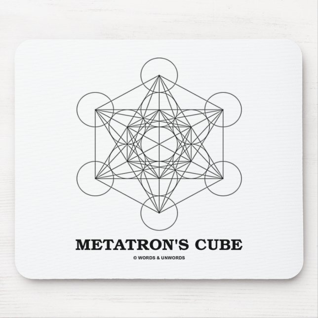 Metatrons kub (Helig-geometri) Musmatta (Framsidan)
