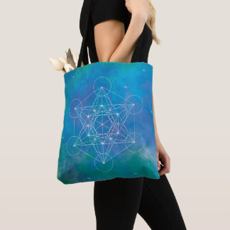 Metatrons kub helig geometri tygkasse