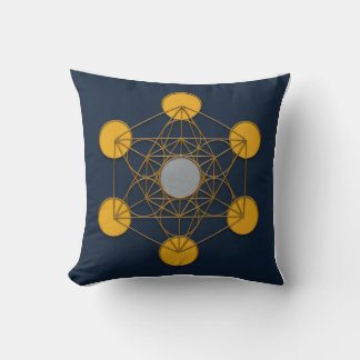 Metatrons kub Helig Geometry Pillow Kudde