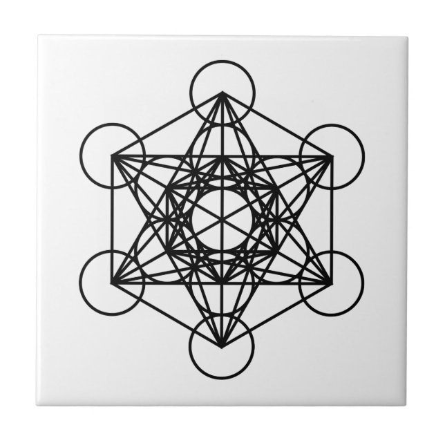Metatrons kub kakelplatta (Framsidan)