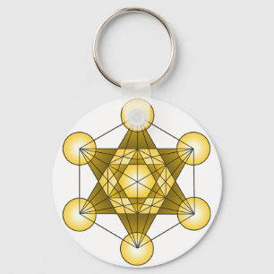 Metatrons kub nyckelring