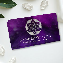 Metatrons kub - Pearl and Violet Visitkort