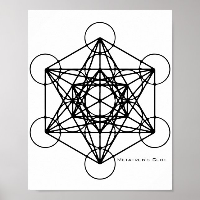 Metatrons kub Poster (Framsidan)