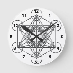 Metatrons kub rund klocka