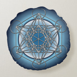 Metatrons kub rund kudde
