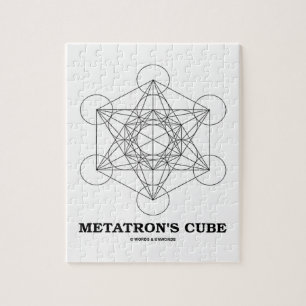 Metatrons kub (sakral geometri) pussel