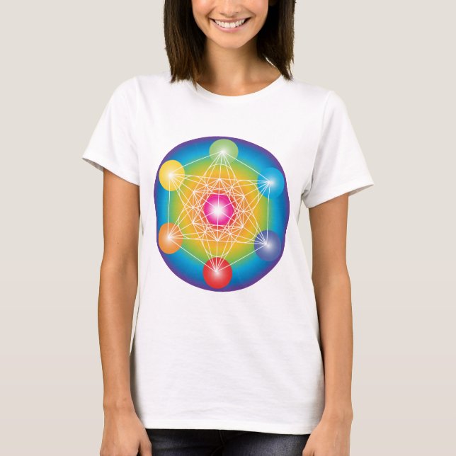 Metatrons kub t-shirt (Framsida)