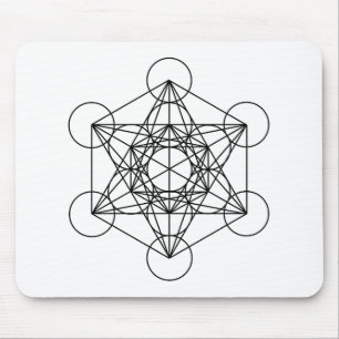 Metatrons kub (vit) musmatta