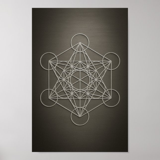 Metatrons kubikfilter och Grått Poster (Framsidan)