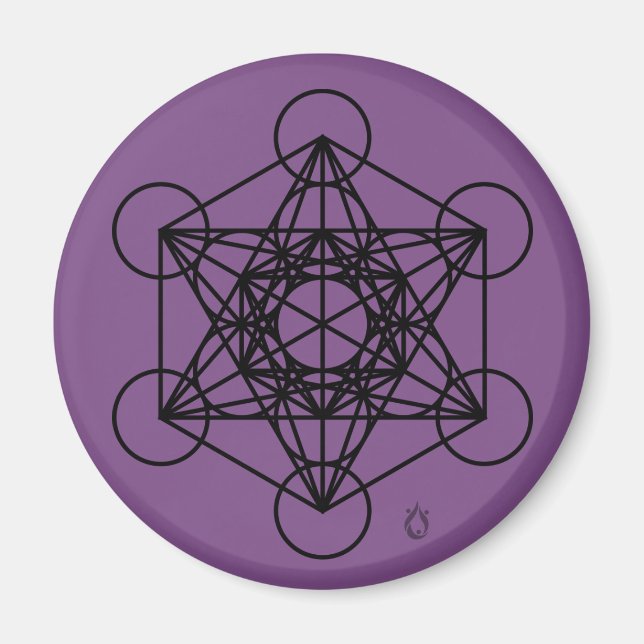Metatrons kubikmagnet magnet (Framsidan)