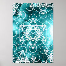 Metatrons kubikutrymme Poster