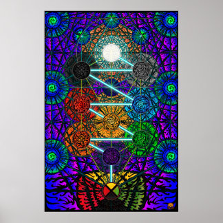Metatrons Livets träd Poster