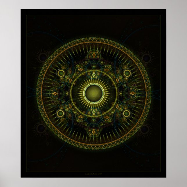 Metatrons Magick Wheel Poster (Framsidan)
