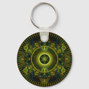 "Metatrons rullar Magick" - Fractalkonst Nyckelring