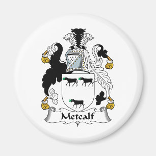 Metcalf familjvapensköld magnet