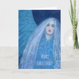 Metelitsa Snö Flickan Snegurochka Jul Angel Helgkort