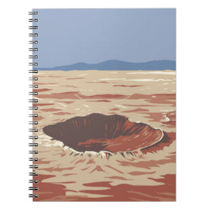 Meteor Crater Anteckningsbok