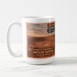 Meteor Crater Winslow Arizona 66 Kaffemugg