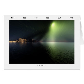 Meteor Hälsningskort