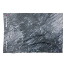Meteor Shower Red Heart Kitchen Towel