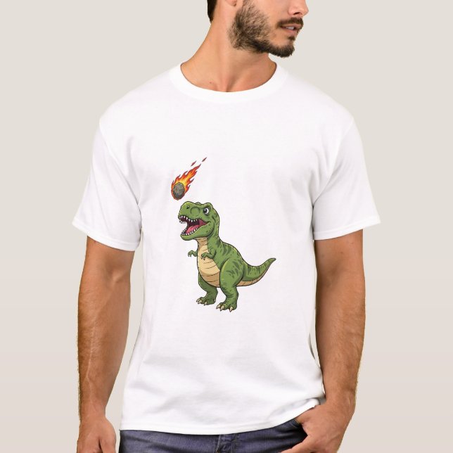 Meteor Snack Dino T Shirt (Framsida)