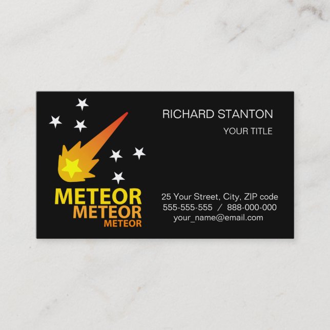 Meteor Visitkort (Framsida)