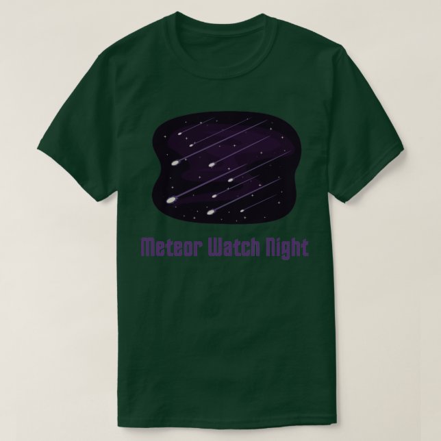Meteor watch night t shirt (Design framsida)