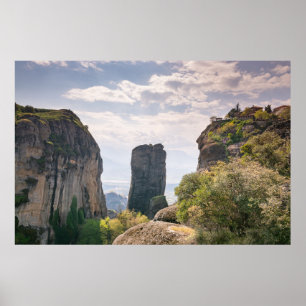 Meteora, Grekland Poster