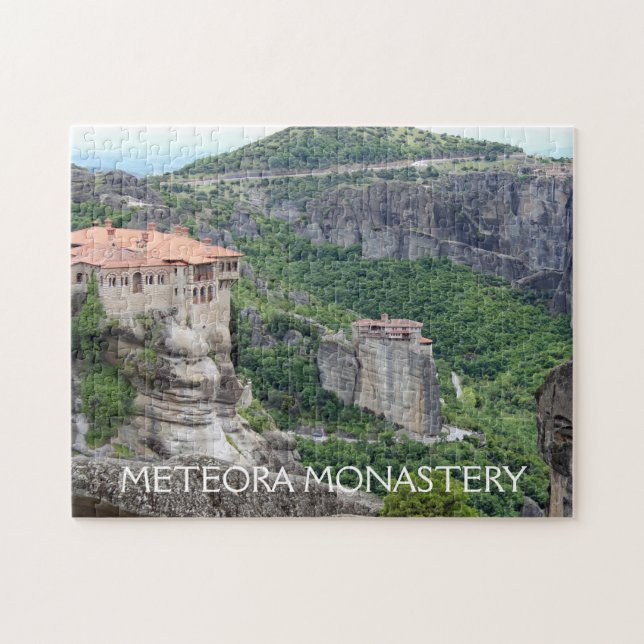 Meteora-kloster 2 pussel (Horisontell)