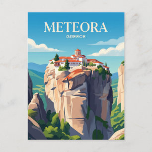 Meteora-klostren Grekland Vykort