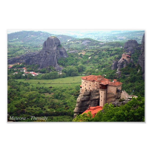 Meteora - Thessalien Fototryck (Framsidan)