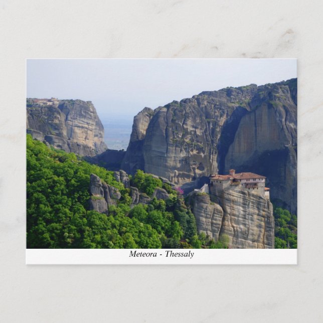 Meteora - Thessalien Vykort (Framsida)