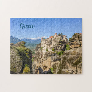 Meteoras kloster, Grekland Jigszle Puzzle Pussel