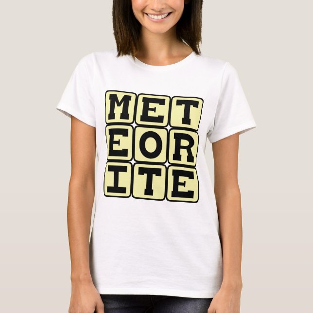 Meteorid, Rymdskrot T Shirt (Framsida)